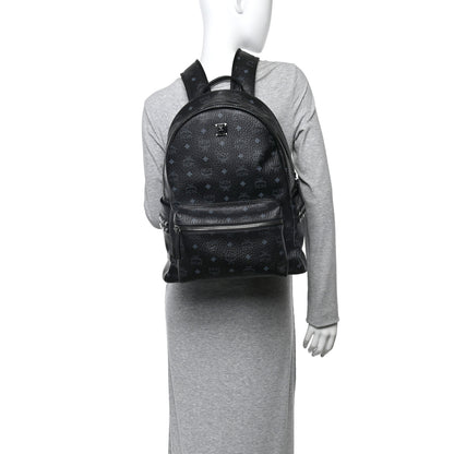 MCM Visetos Medium Side Studs Stark Backpack Black 2 of 10