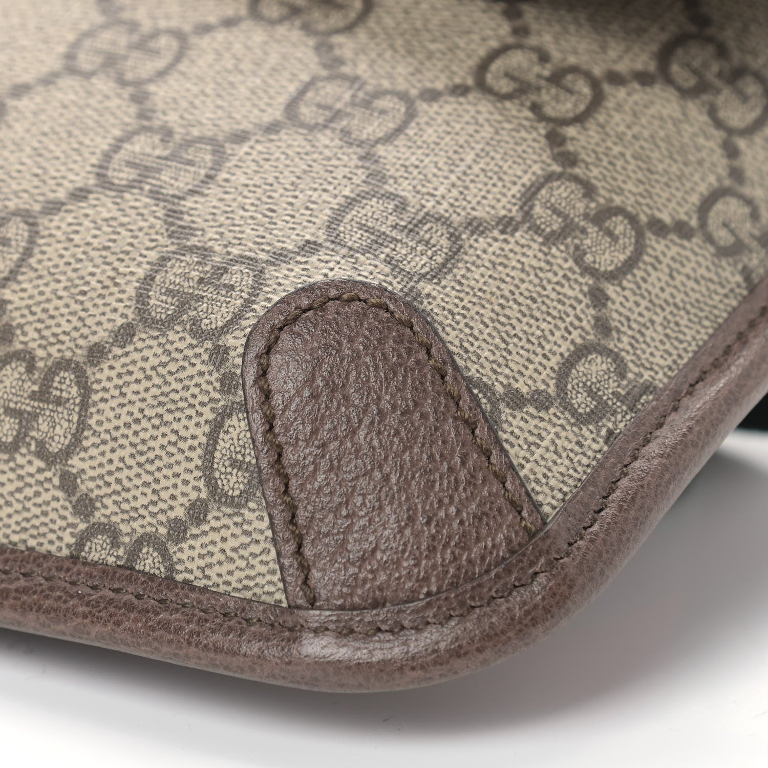 Gucci GG Supreme Monogram Neo Vintage Web Belt Bag Brown 9 of 10