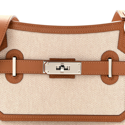 Hermes Toile Swift Mini Jypsiere Ecru Beige Gold 8 of 11