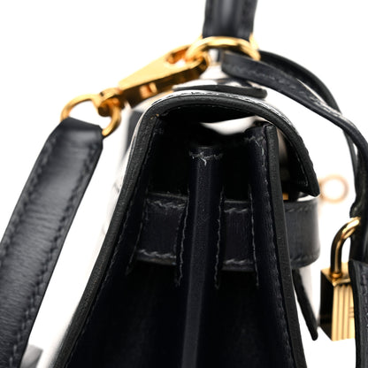 Hermes Box Kelly Sellier 28 Bleu Marine 15 of 18