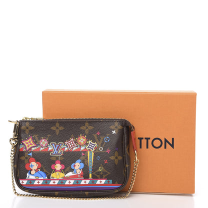 Louis Vuitton Monogram 2020 Christmas Animation Bumper Cars Mini Pochette Accessories Coquelicot 7 of 7