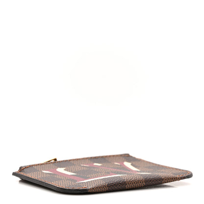 Louis Vuitton Damier Ebene Belmont Pochette Cherry Berry 4 of 7