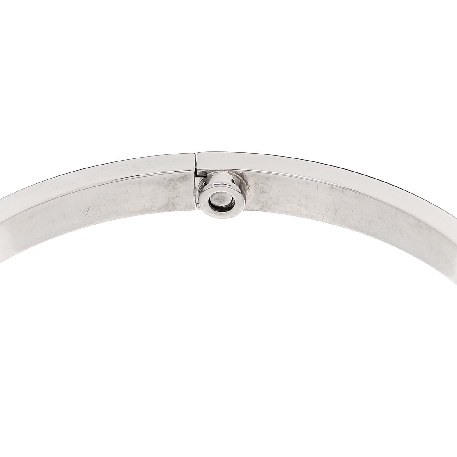 Cartier 18K White Gold Small LOVE Bracelet 16 6 of 8