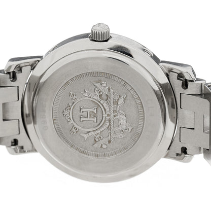 Hermes Stainless Steel 24mm Clipper Quartz Watch White 4 of 4