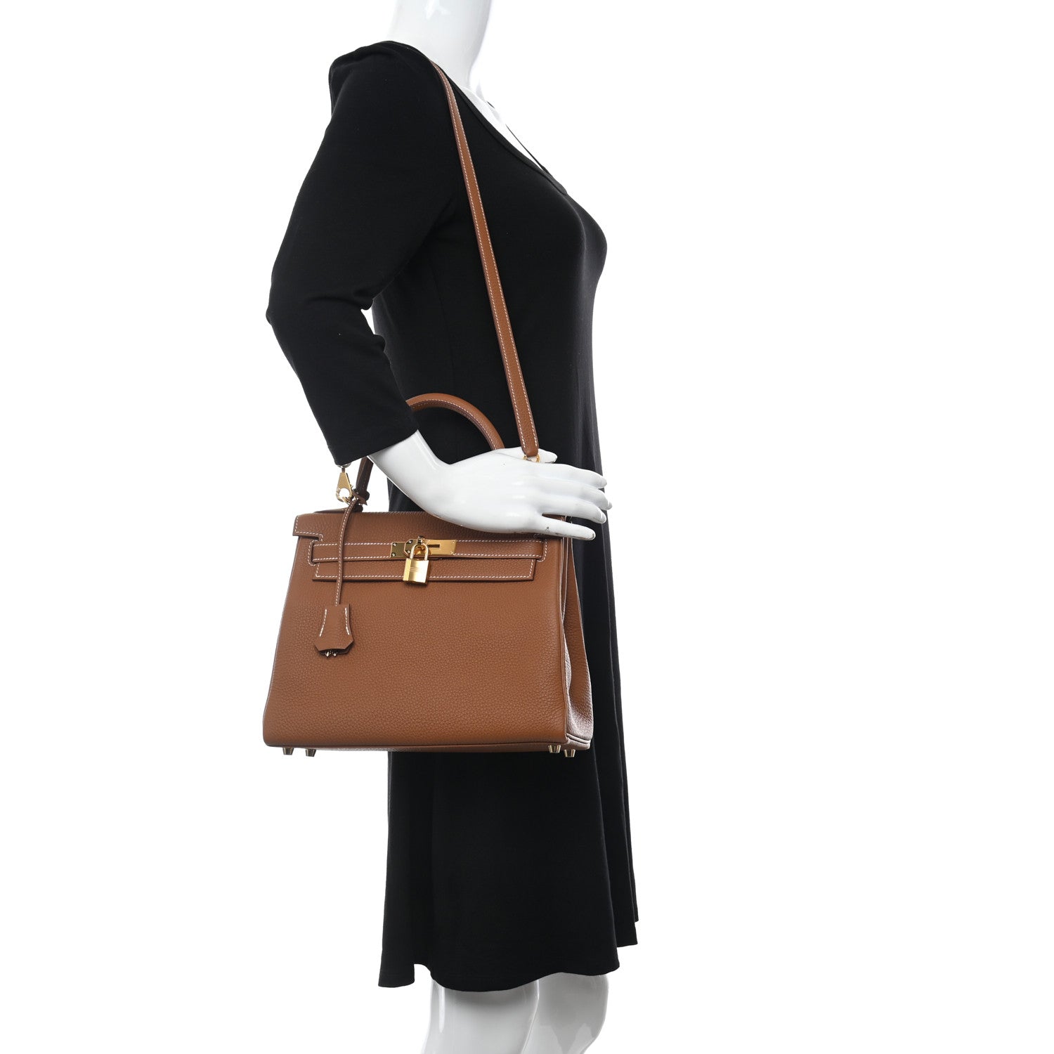 Hermes Togo Kelly Retourne 28 Gold 2 of 14