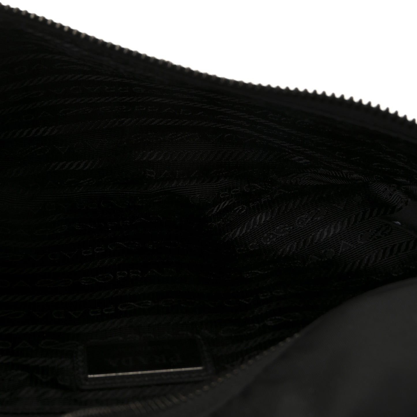 Tessuto Re-Nylon Saffiano Belt Bag Black