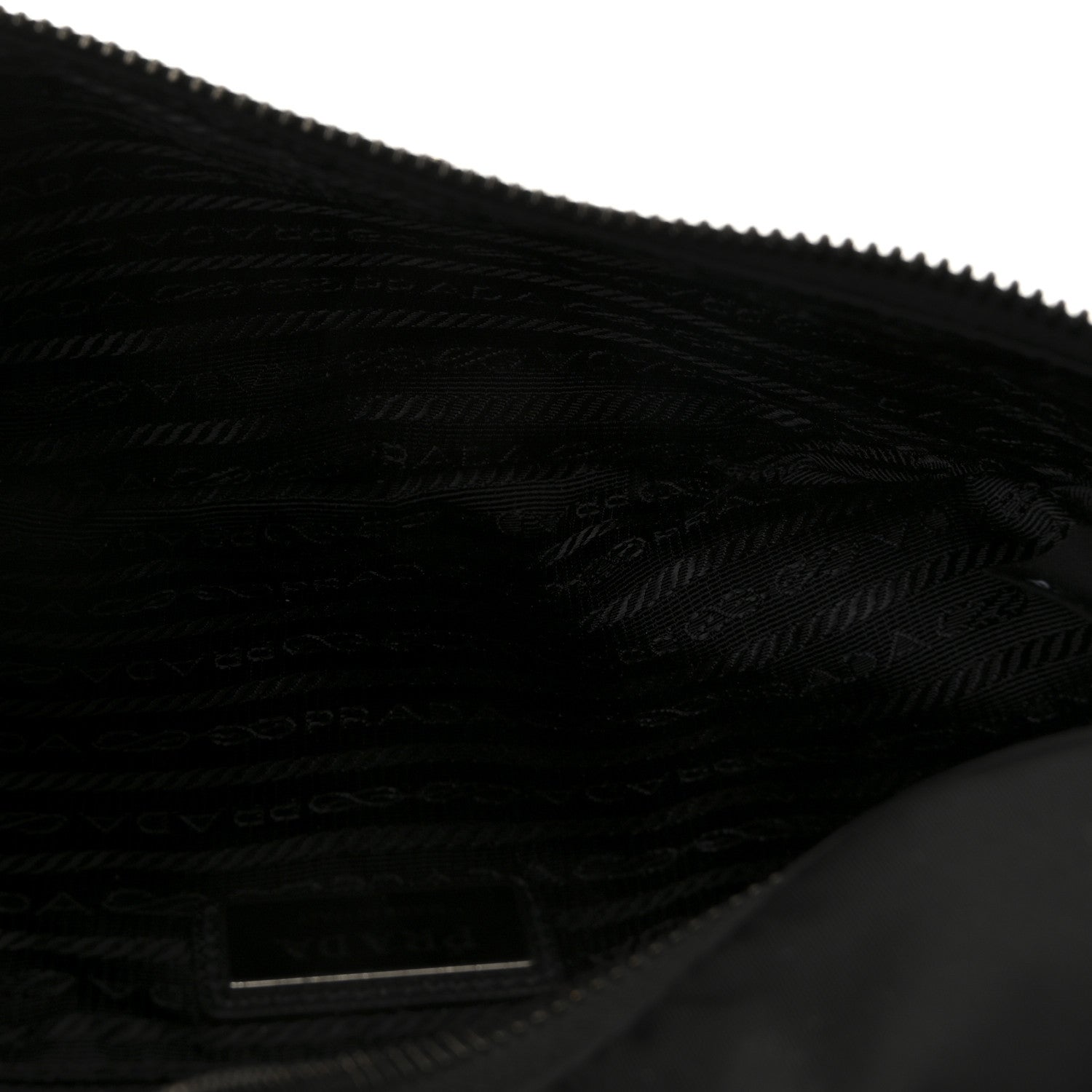Prada Tessuto Re-Nylon Saffiano Belt Bag Black 5 of 9