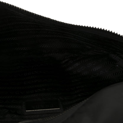 Prada Tessuto Re-Nylon Saffiano Belt Bag Black 5 of 9