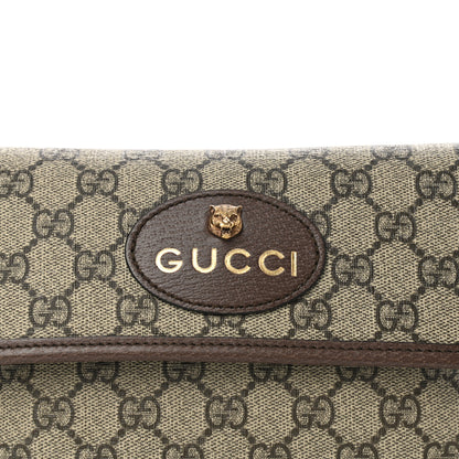 Gucci GG Supreme Monogram Neo Vintage Web Belt Bag Brown 8 of 10