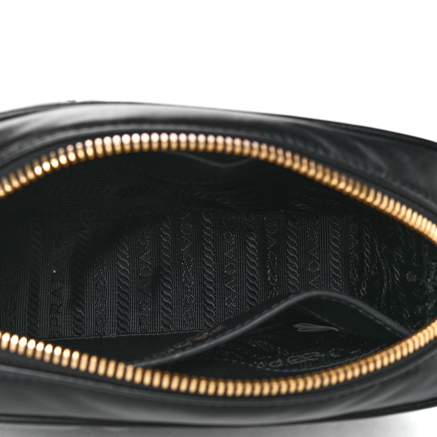 Prada Soft Calfskin Diagramme Crossbody Bag Black 4 of 4