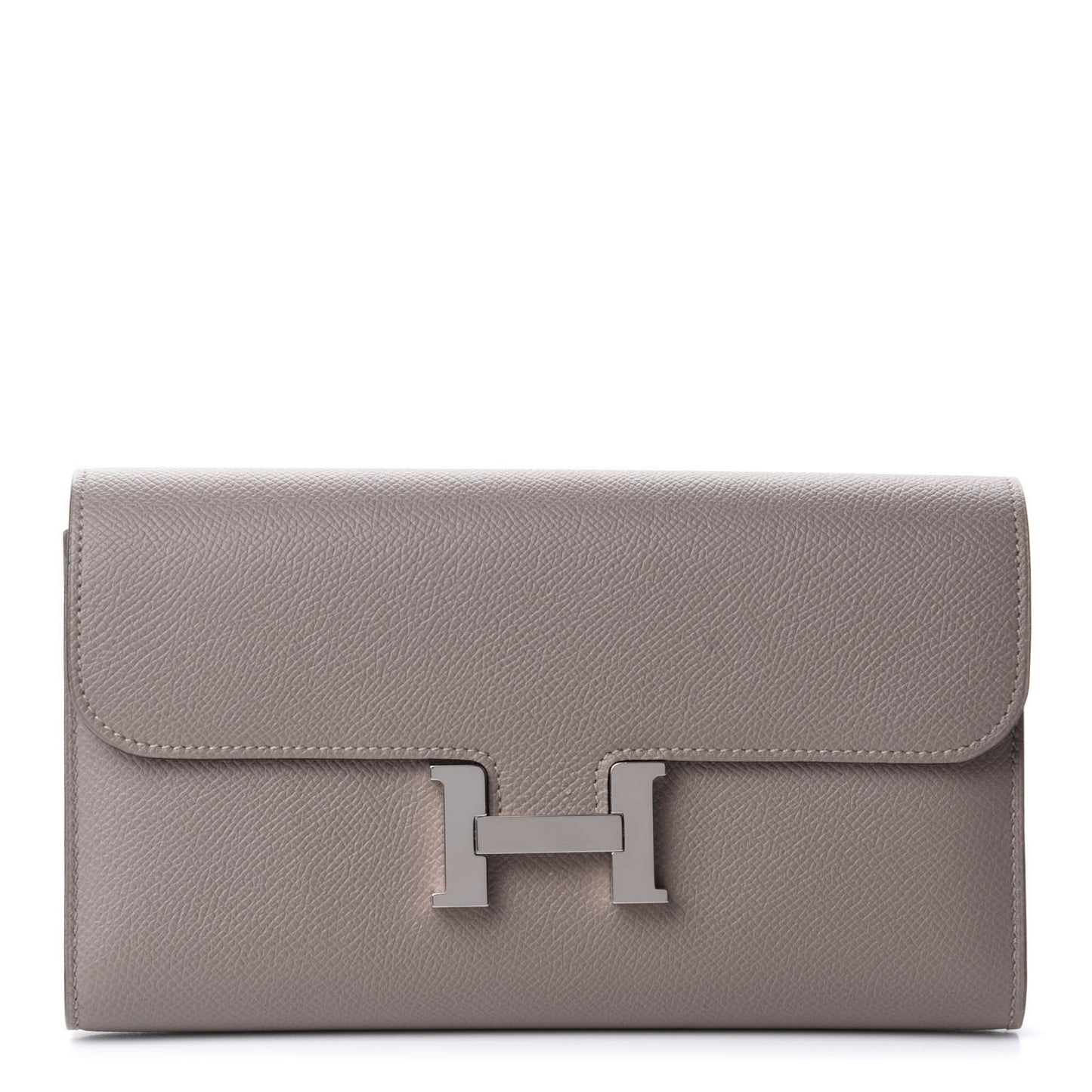 Epsom Constance Long Wallet Gris Asphalte