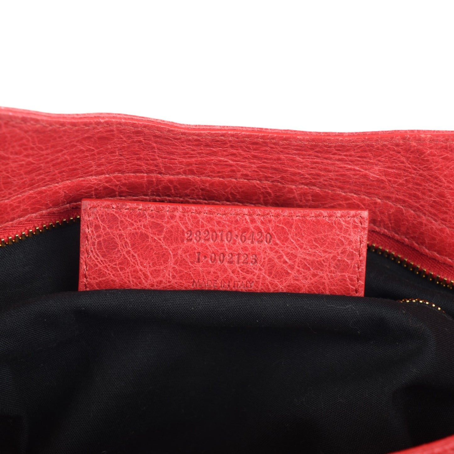 Agneau Giant 12 Gold Hardware Velo Rouge Cardinal