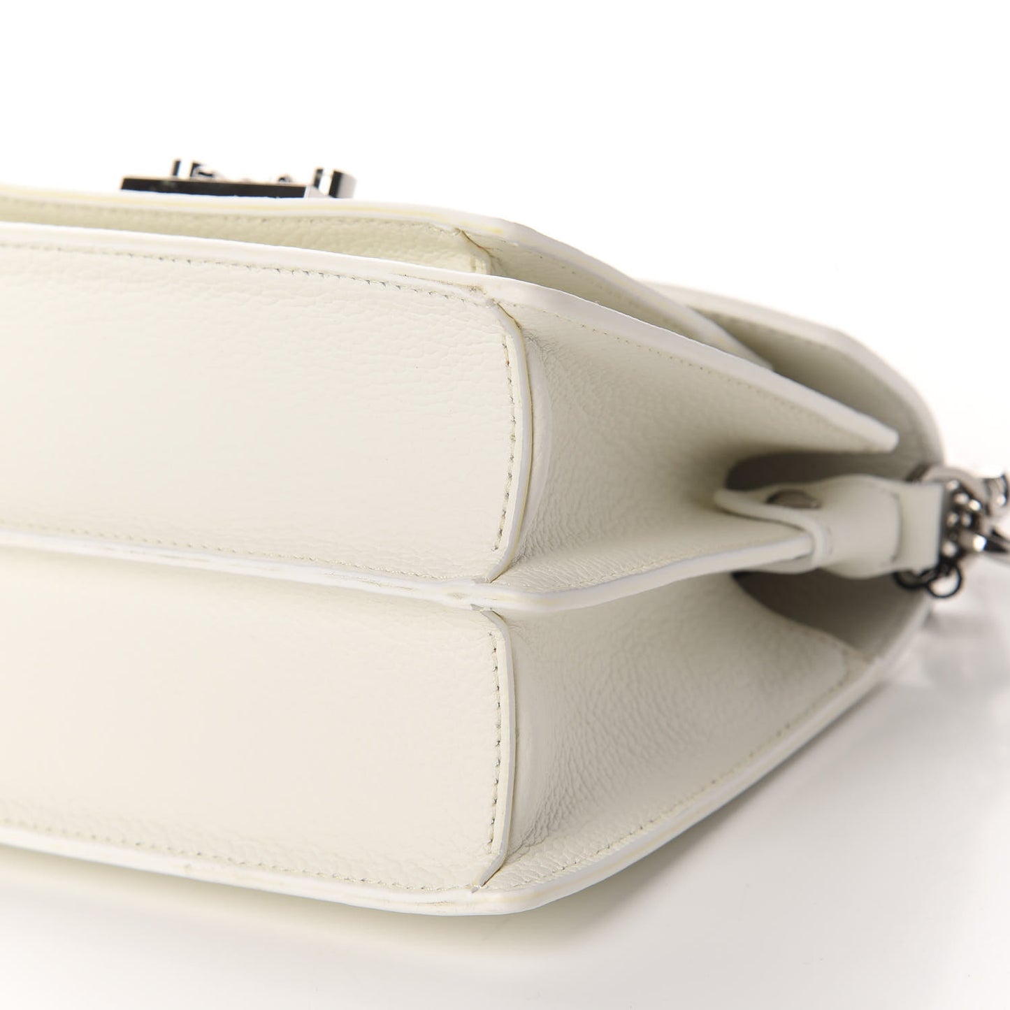 Calfskin Park Avenue Mini Patricia Crossbody Bag White