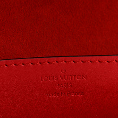 Louis Vuitton Calfskin Chain Louise MM Red 5 of 14