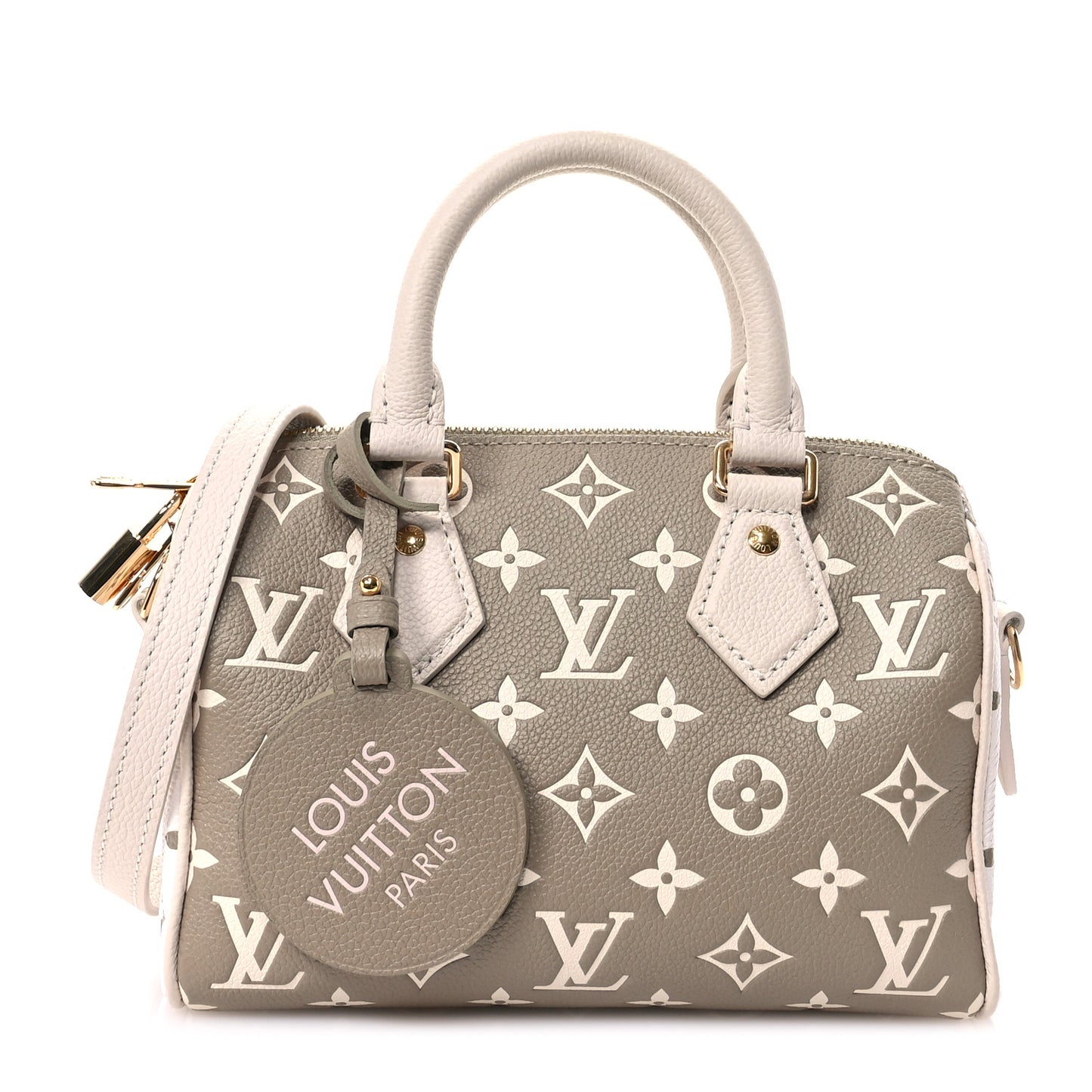 Empreinte Monogram Spring in the City Speedy Bandouliere 20 Kaki Beige Cream