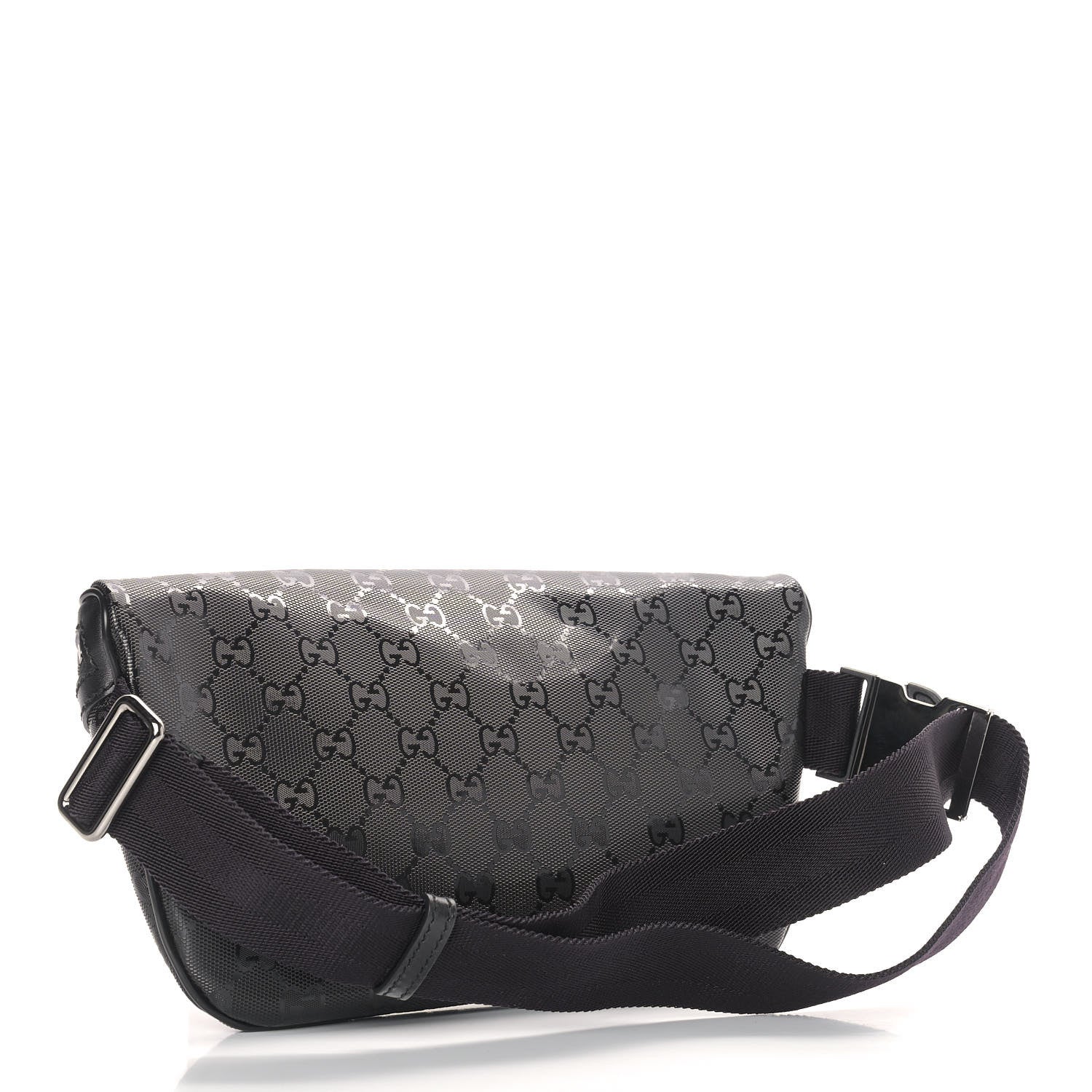 Gucci Imprime Monogram Belt Bag Black 2 of 9