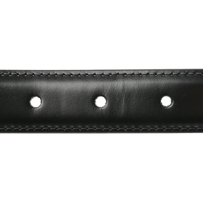 Celine Box Calfskin Medium 25mm Triomphe Belt 80 32 Black 3 of 7