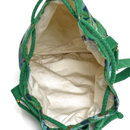 Hermes Cotton Canvas Drawstring Bucket Tote 4 of 10