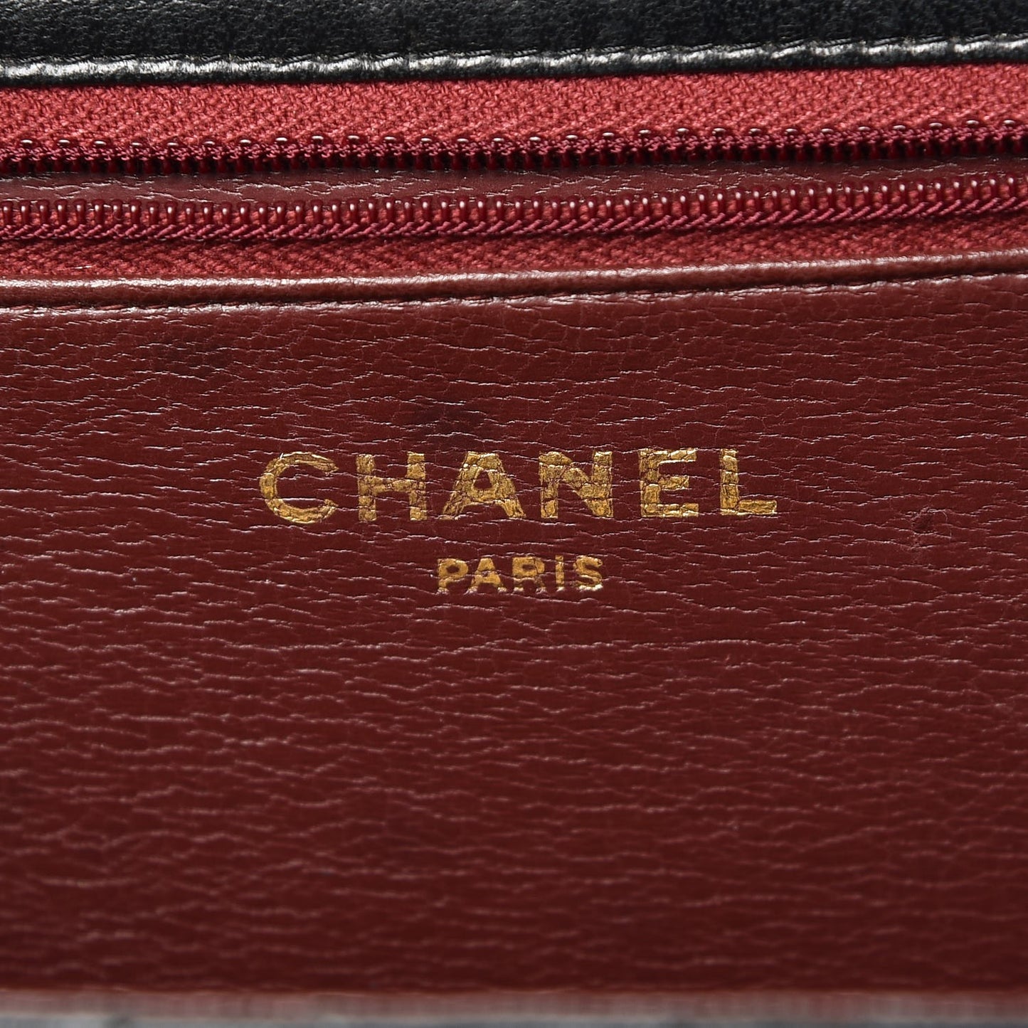 Lambskin Quilted Small Single Flap Black