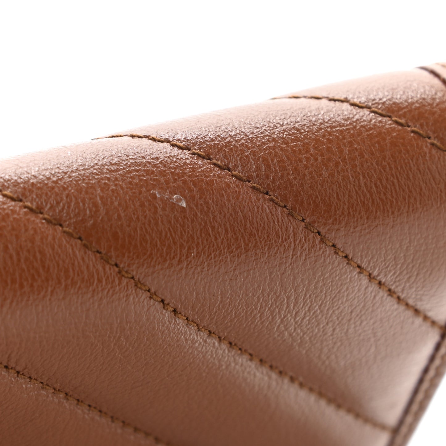 Azalea Calfskin Matelasse Diagonal GG Marmont Card Case Wallet Cuir