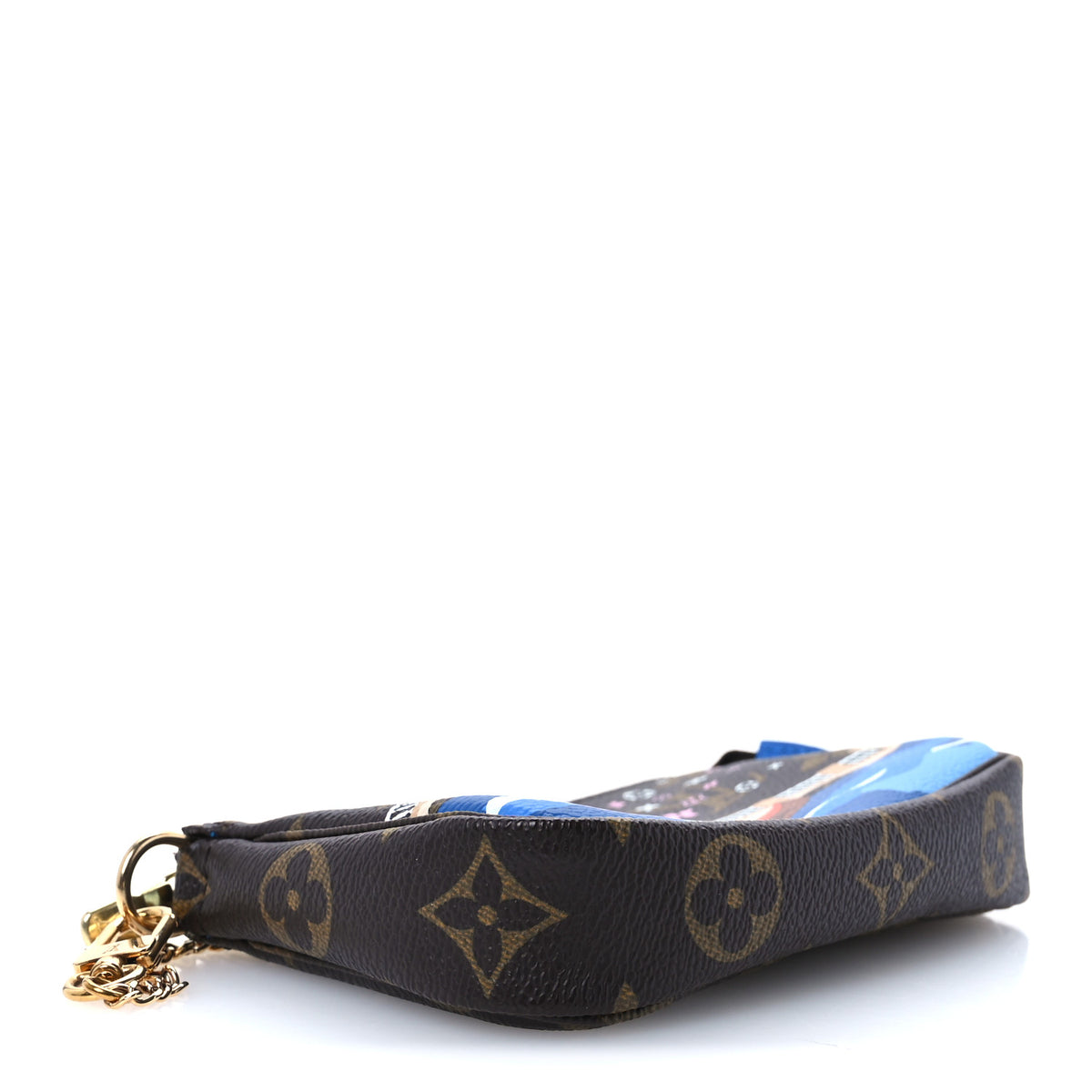 Louis Vuitton Monogram 2019 Christmas Animation Mini Venice Pochette Accessories Blue 4 of 10