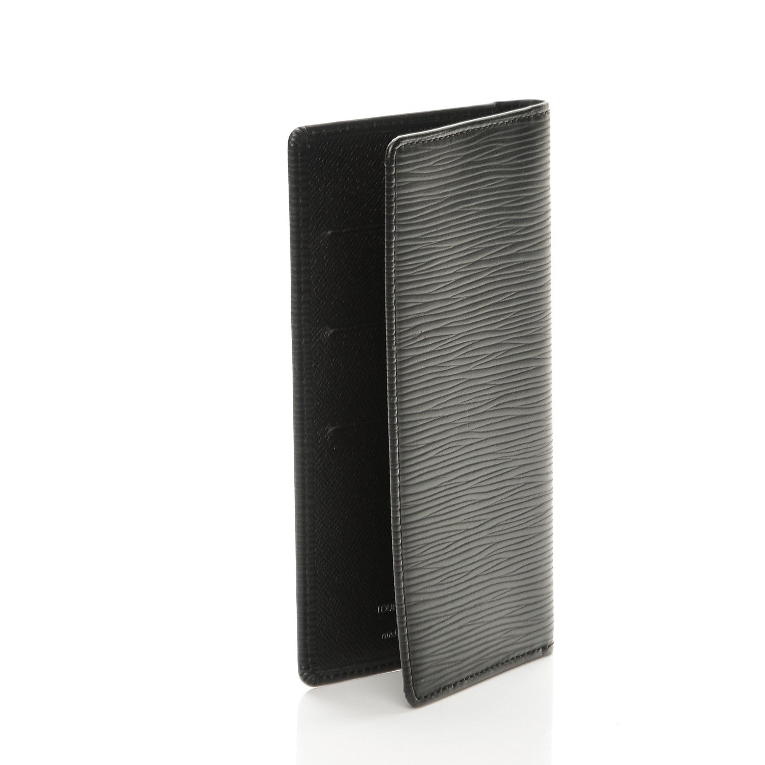 Louis Vuitton Epi Checkbook Cover Black 3 of 8