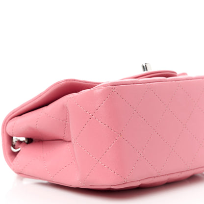Chanel Lambskin Quilted Mini Square Flap Pink 10 of 11