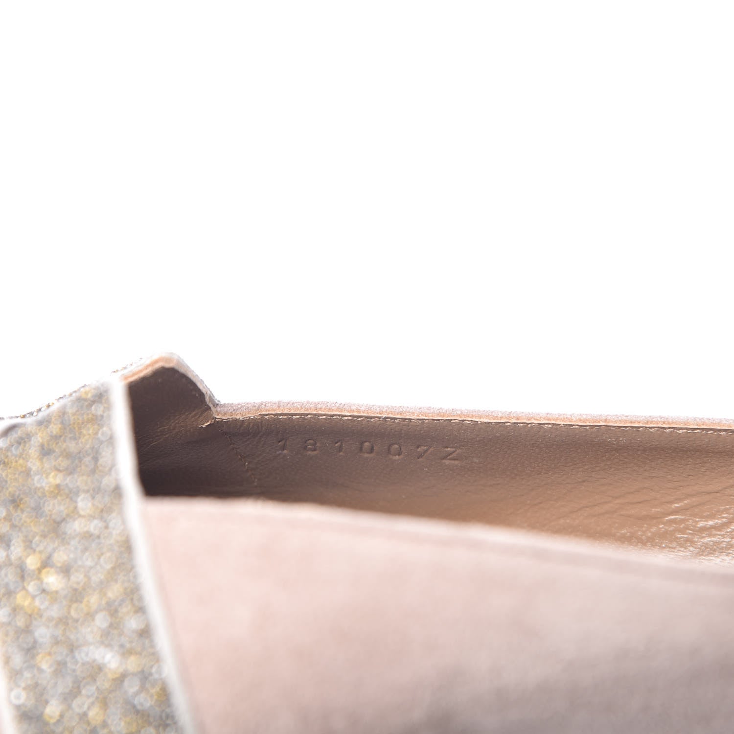 Hermes Suede Goatskin Crystal Roxane Mules 40 Champagne Rose Grey 8 of 9