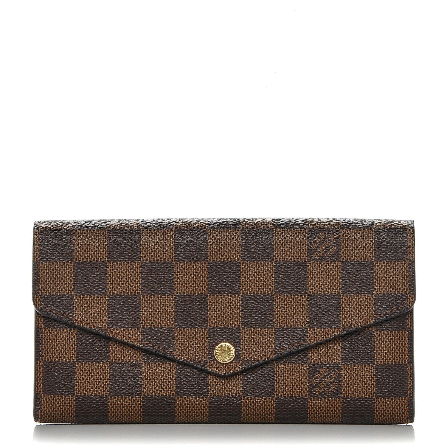Louis Vuitton Damier Ebene Sarah Wallet NM 1 of 6