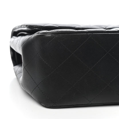 Chanel Lambskin Quilted Jumbo Double Flap Black 8 of 9
