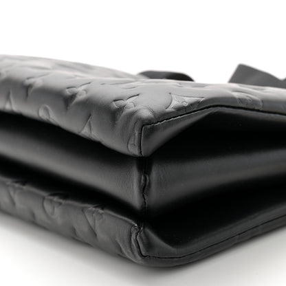 Louis Vuitton Lambskin Embossed Monogram Coussin PM Black 11 of 11
