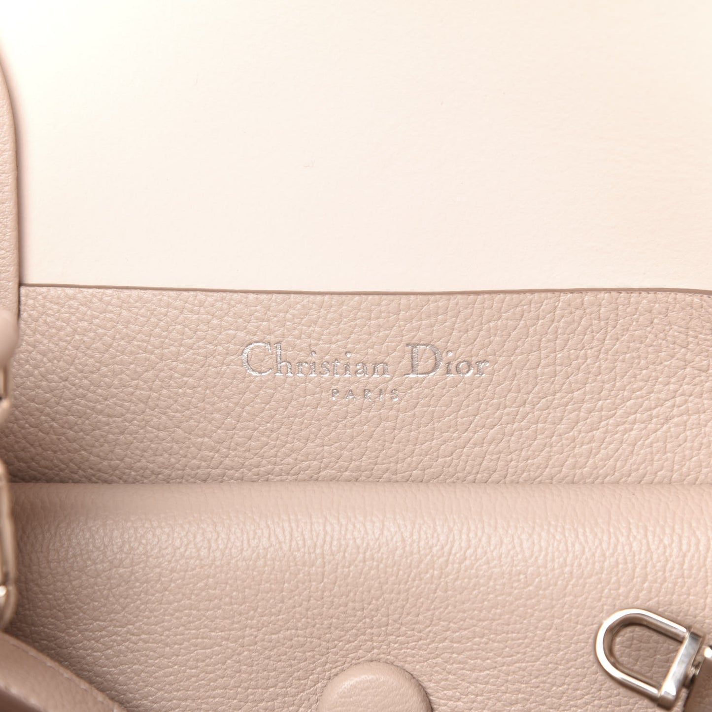 Supple Grained Calfskin Large Open Bar Tote Rose Poudre