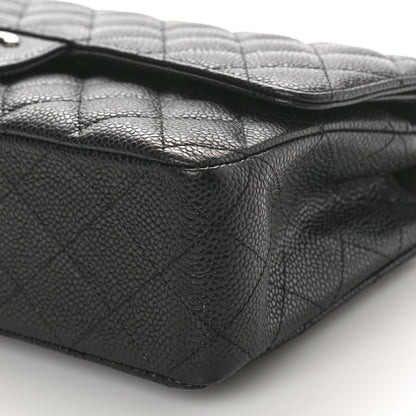 Chanel Caviar Quilted Medium Double Flap Black 10 of 10