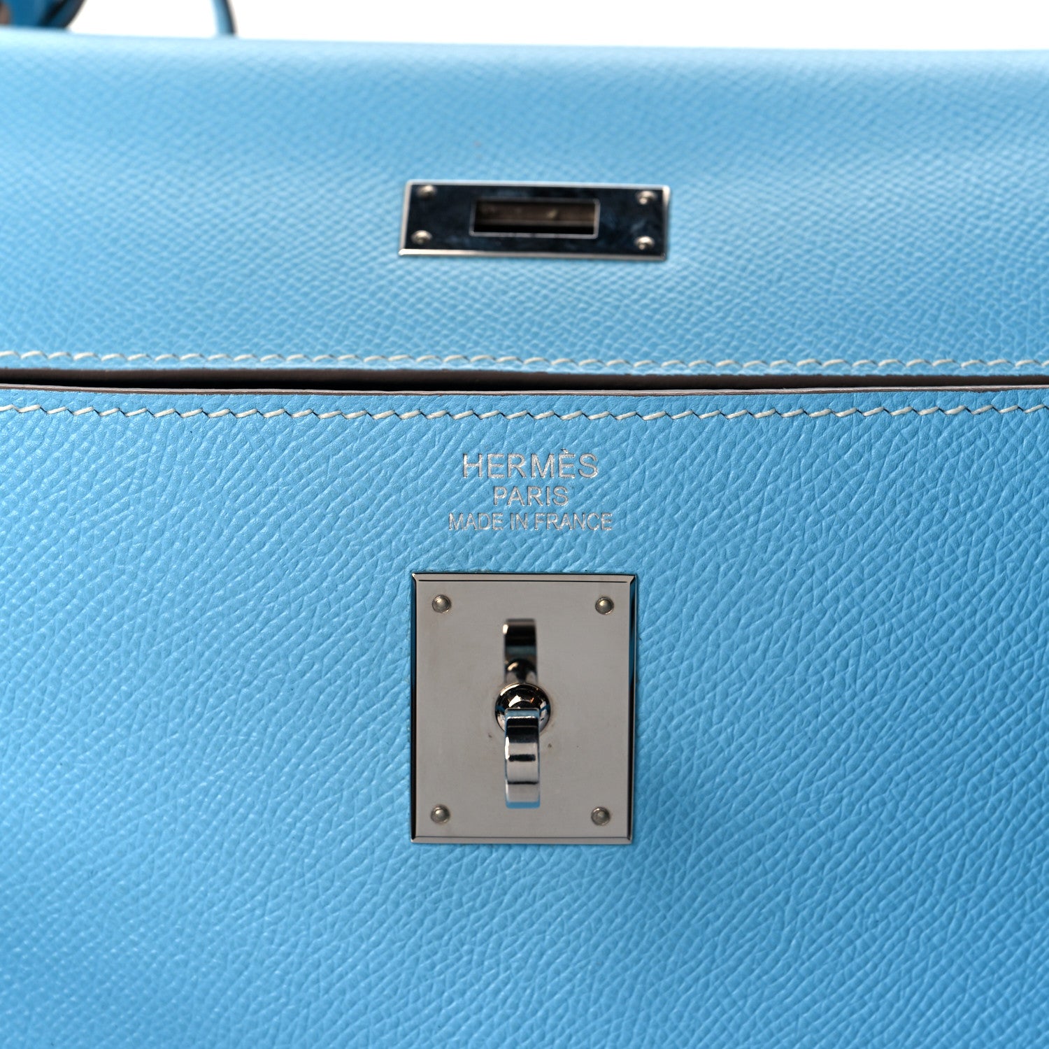 Hermes Epsom Candy Kelly Retourne 32 Celeste Mykonos 5 of 10