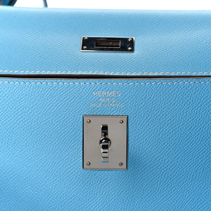 Hermes Epsom Candy Kelly Retourne 32 Celeste Mykonos 5 of 10