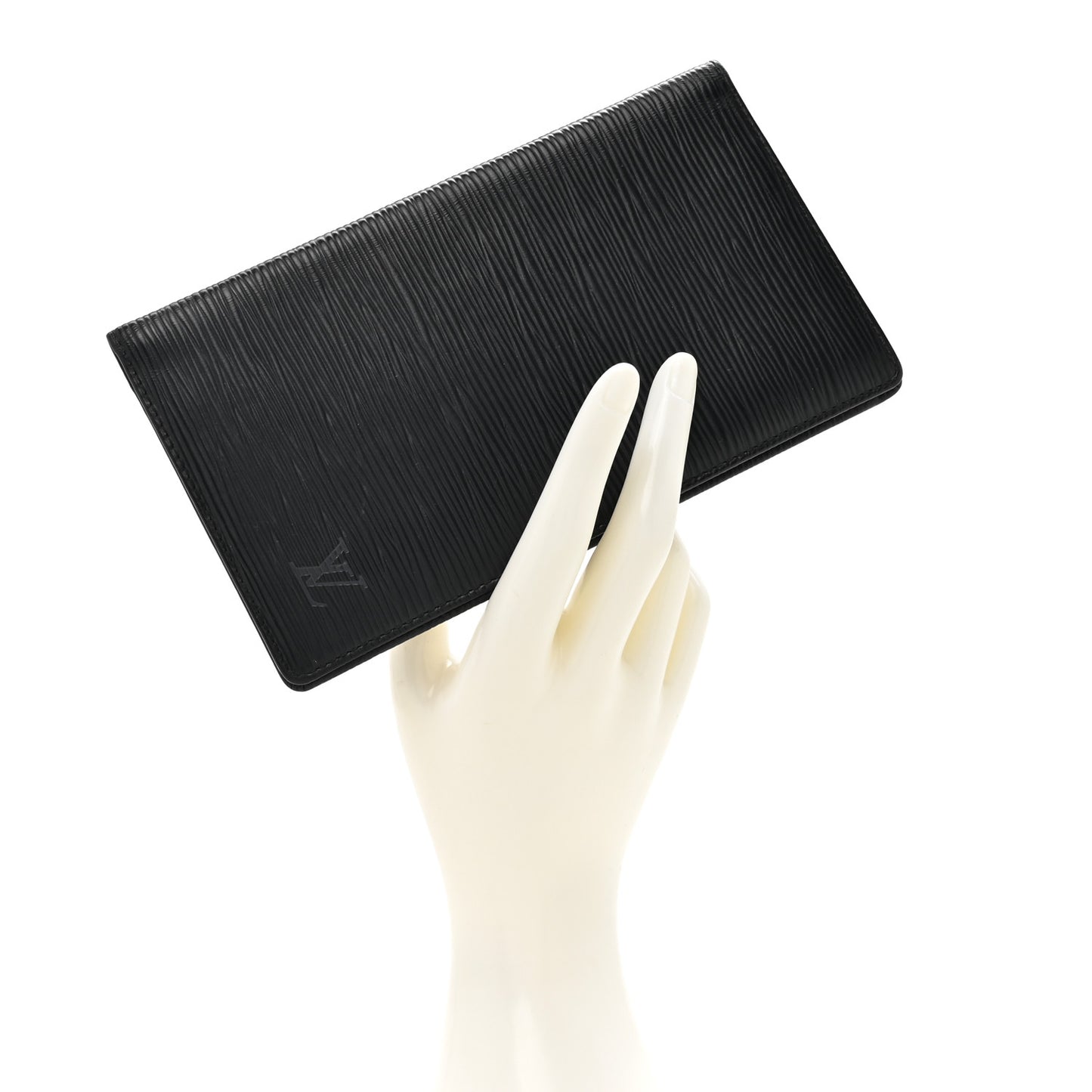 Epi Checkbook Organizer Wallet Black