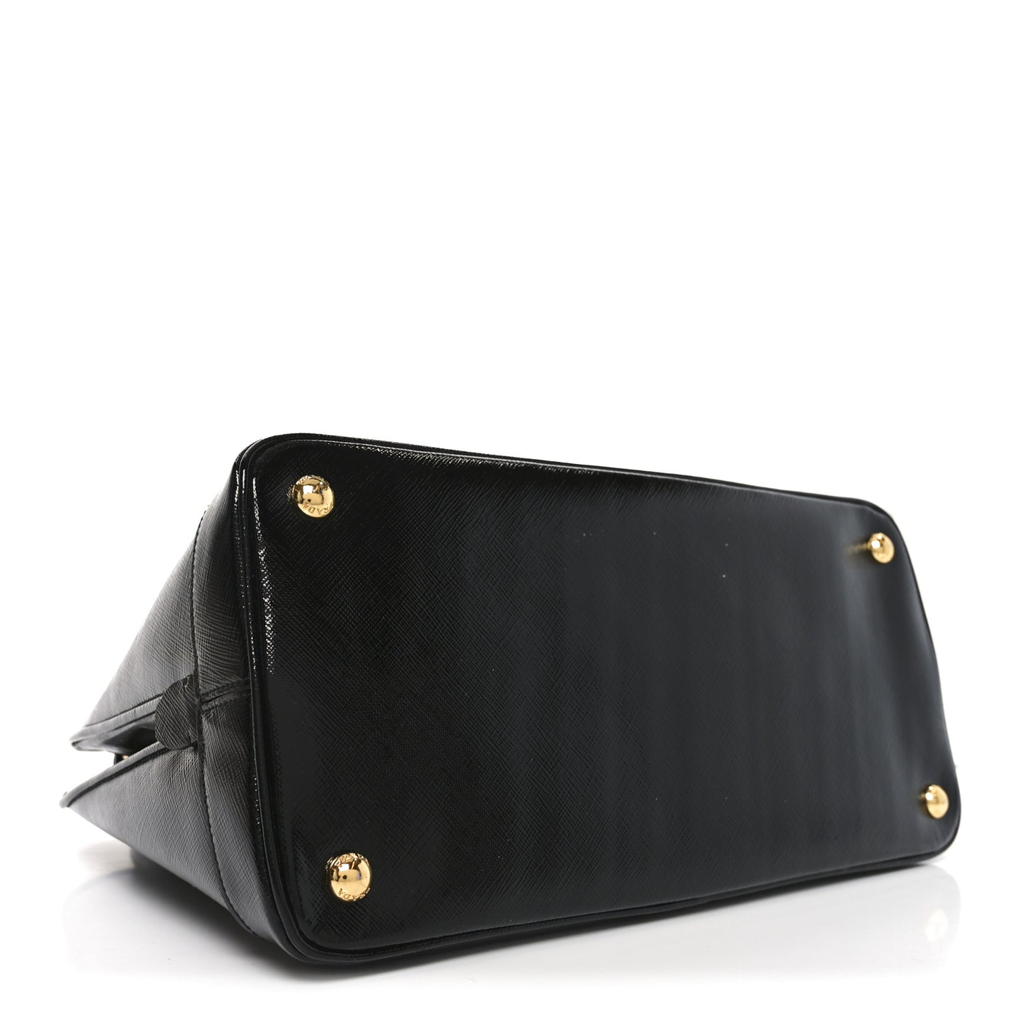 Saffiano Vernice Medium Open Promenade Tote Black
