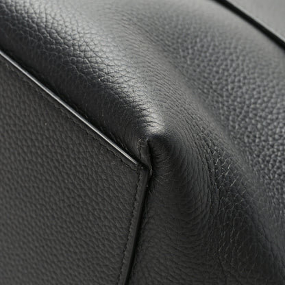 Salvatore Ferragamo Calfskin Gancini Twins 24 Messenger Bag Black 9 of 11