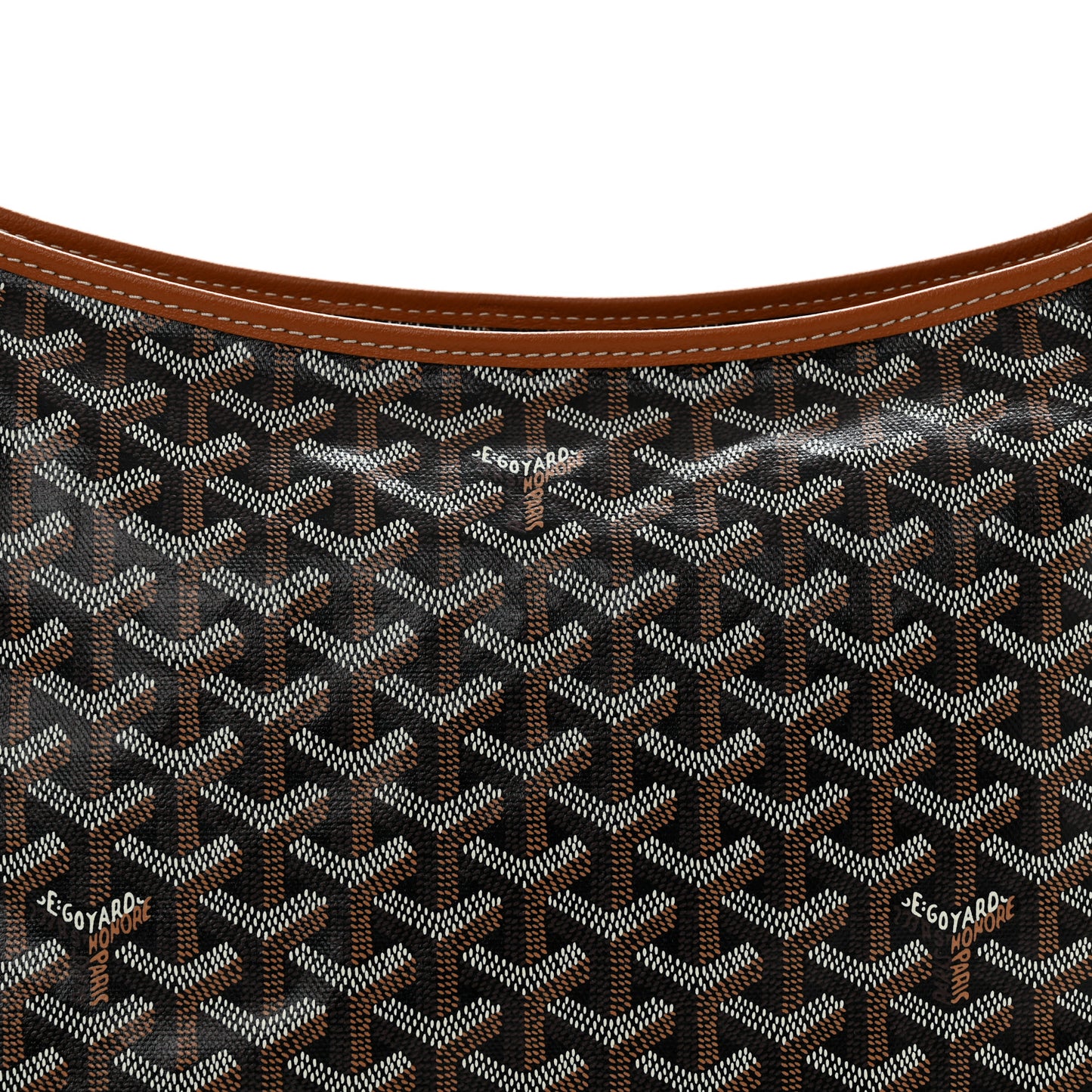 Goyardine Boheme Hobo Black Gold