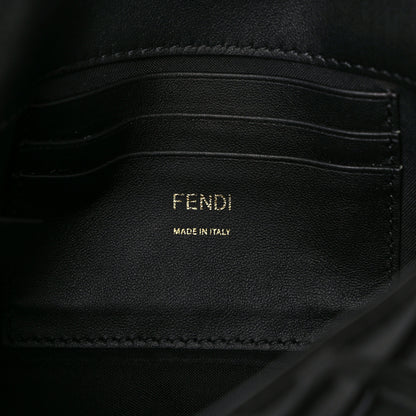 Fendi Nappa FF 1974 Embossed Mini Baguette Black 6 of 10