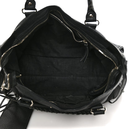Balenciaga Vibrato Calfskin Classic Silver Hardware City Black 5 of 12