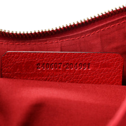 Alexander McQueen Silk De Manta Clutch Red 7 of 7