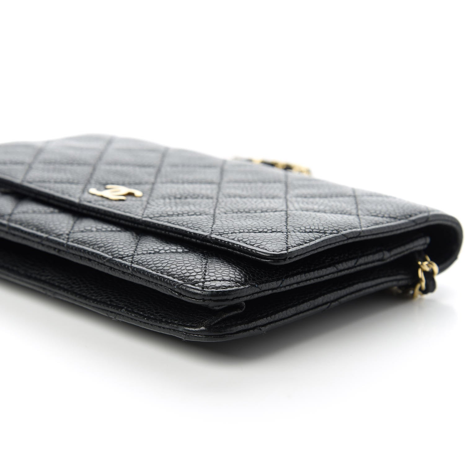 Chanel Caviar Quilted Wallet On Chain WOC Black 7 of 13
