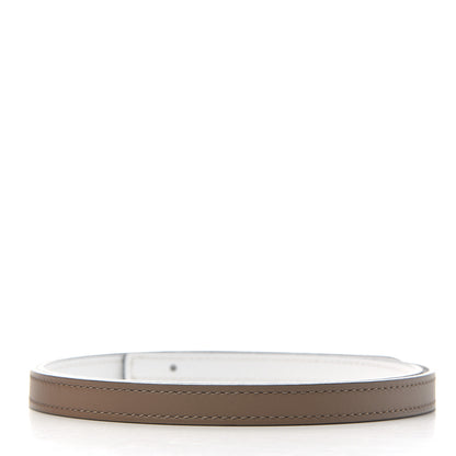 Hermes Swift Epsom 13mm Belt Strap 85 White Etoupe 2 of 5