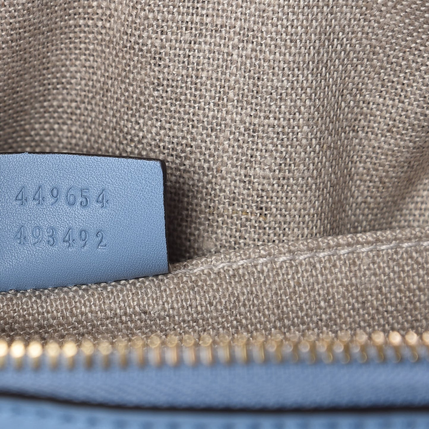 Microguccissima Mini Dome Bag Mineral Blue