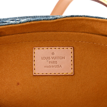Louis Vuitton Monogram Denim Mini Pleaty Blue 6 of 9