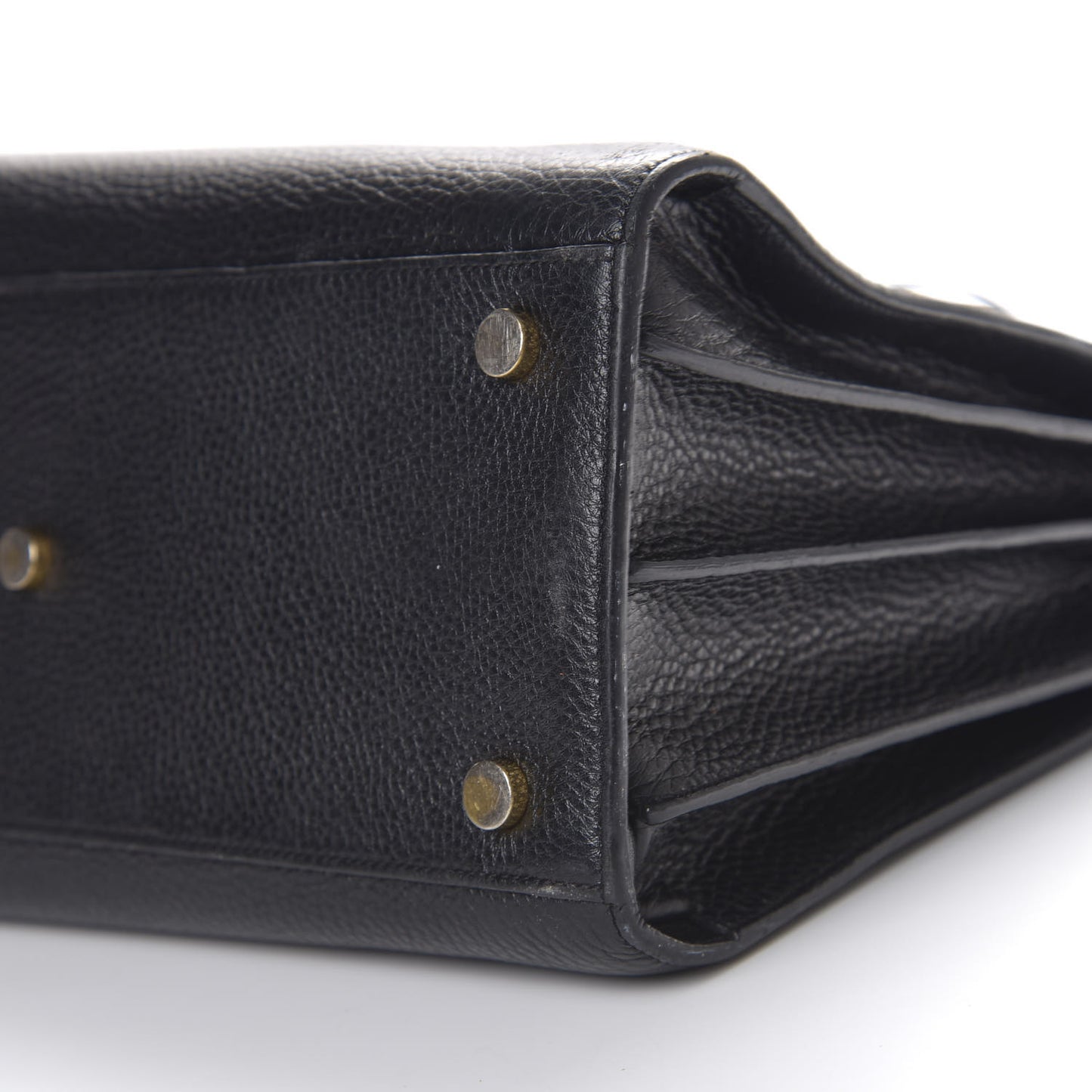 Grained Calfskin Small Sac De Jour Black