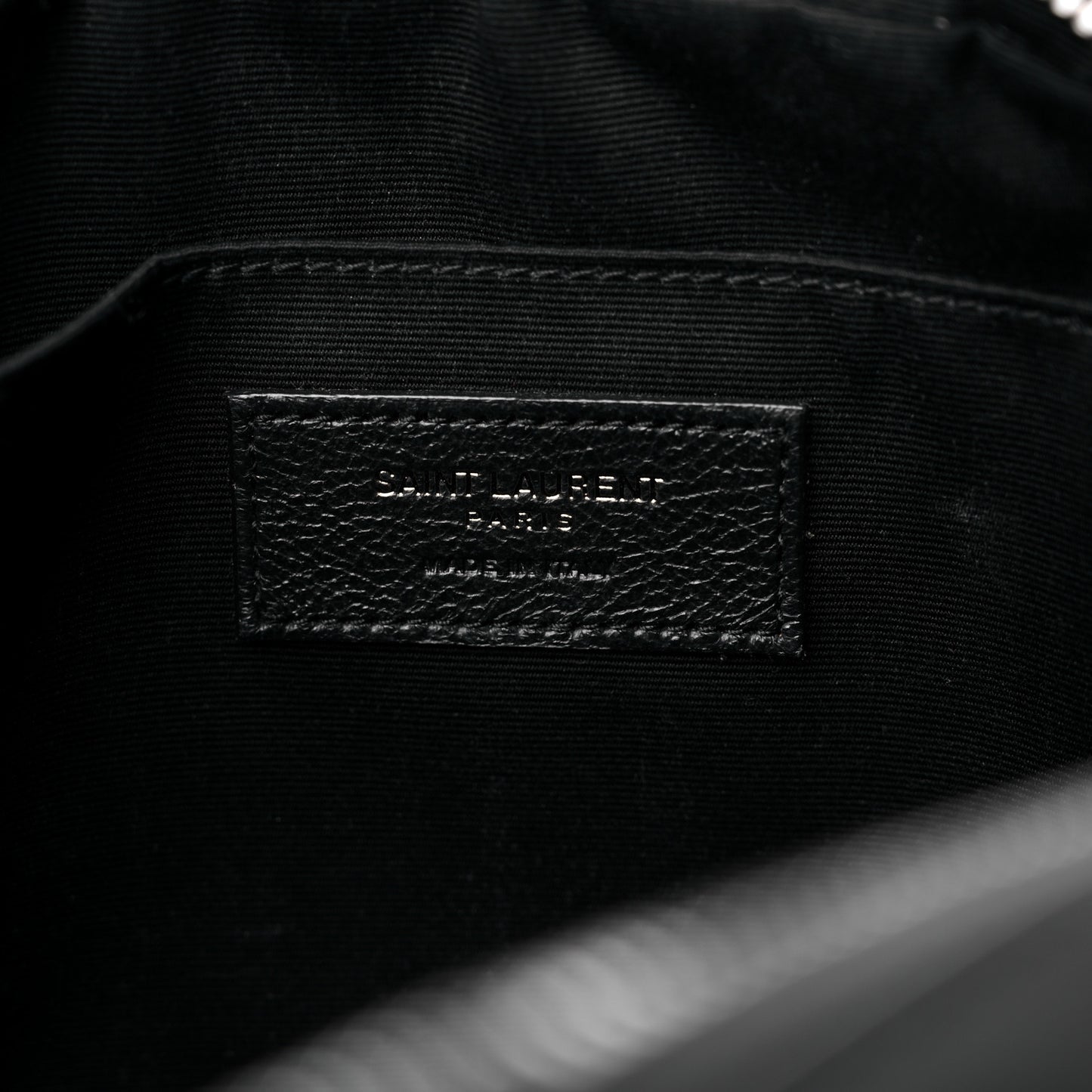 Calfskin Matelasse Monogram Lou Camera Bag Asphalt