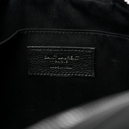 Saint Laurent Calfskin Matelasse Monogram Lou Camera Bag Asphalt 6 of 9