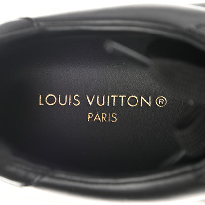 Louis Vuitton Calfskin Time Out Sneakers 37.5 Black 8 of 10